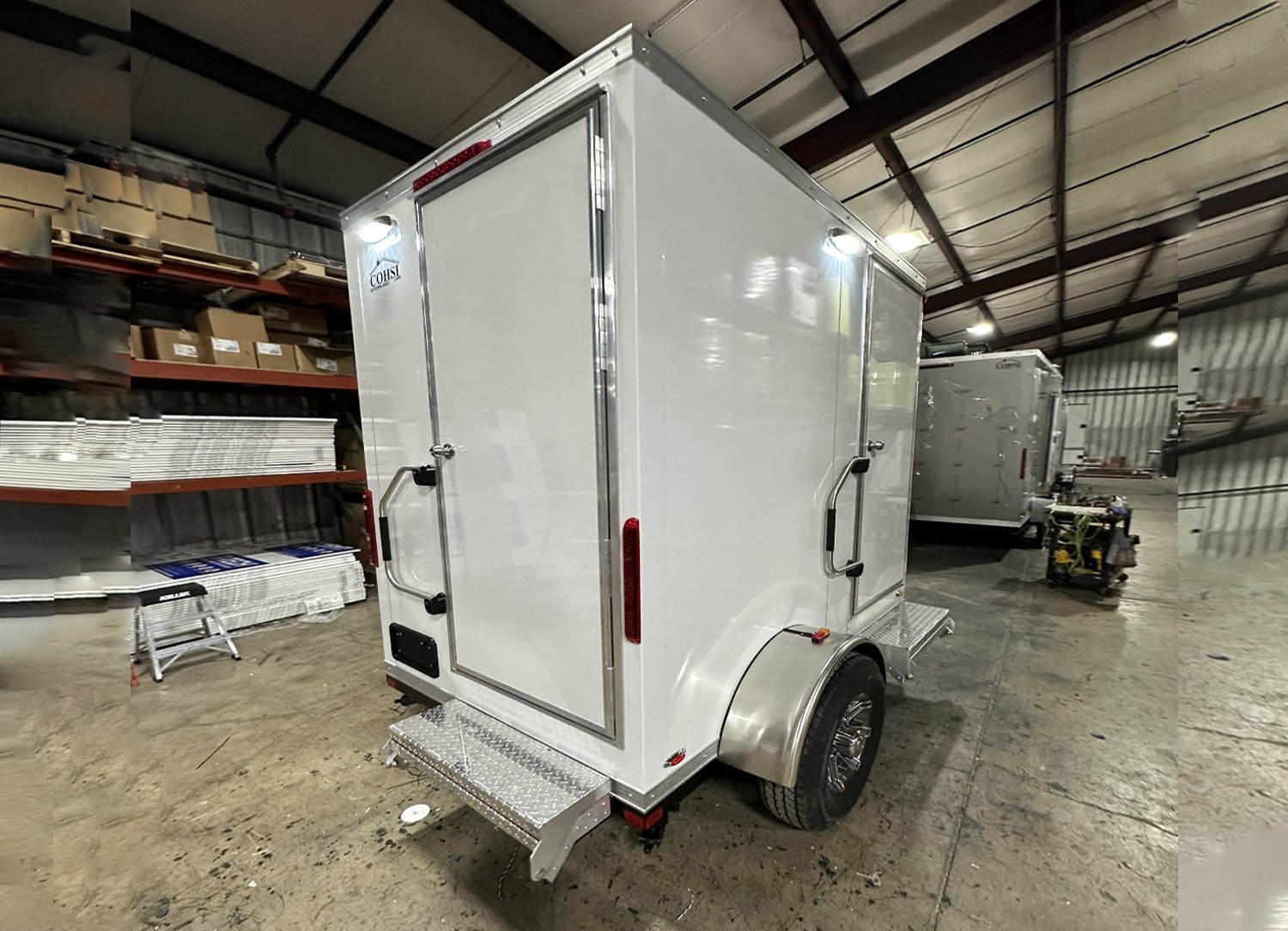 Loo Haven 2-Stall compact restroom trailer