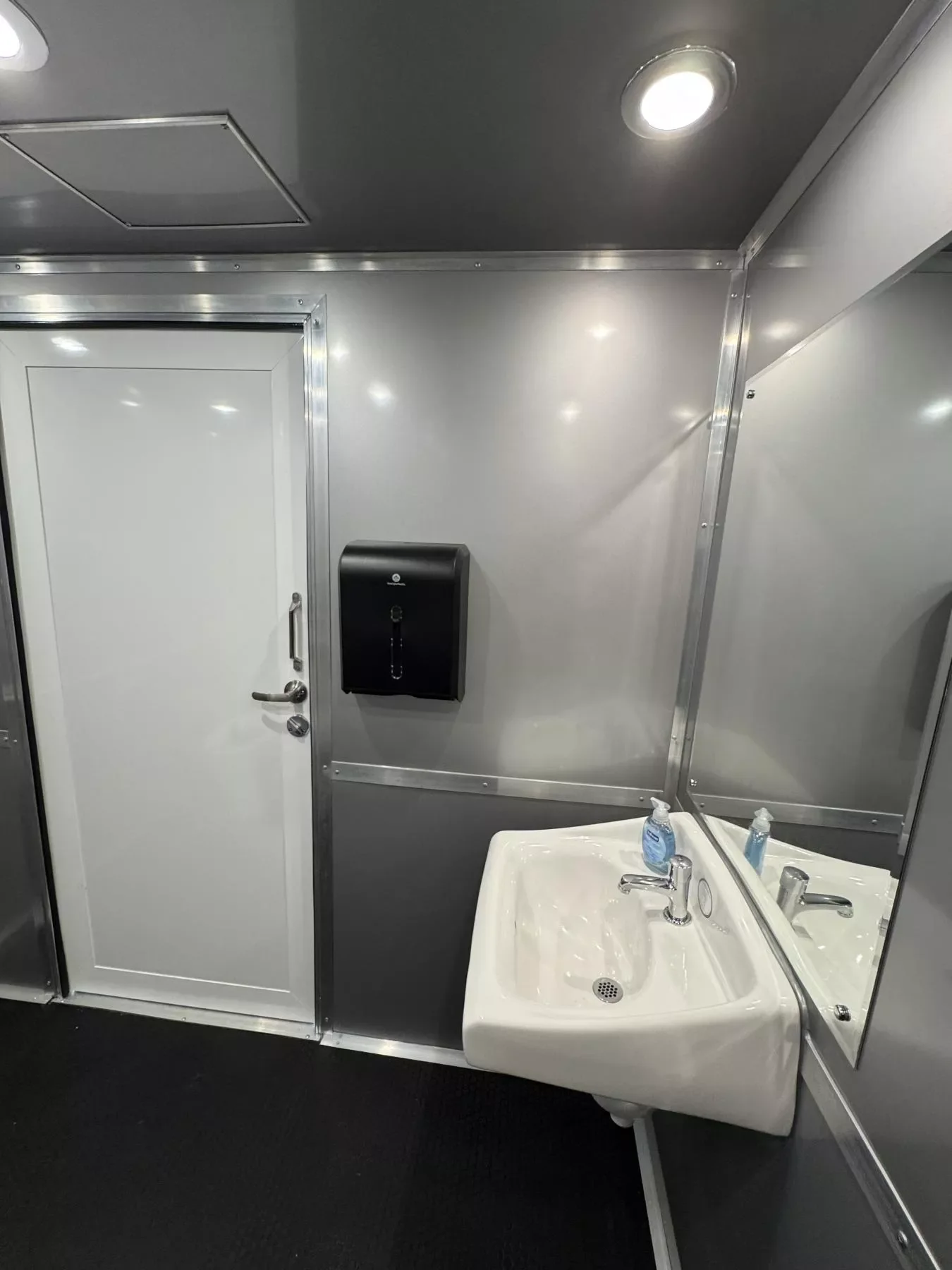 ADA-accessible restroom trailer
